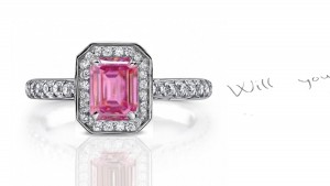 Outstanding: A Truly Unique Pink Sapphire & Diamond Ring