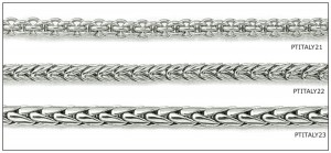 Platinum Mia, Tulip and Wheat Chain & Bracelet. View Bracelets Chains