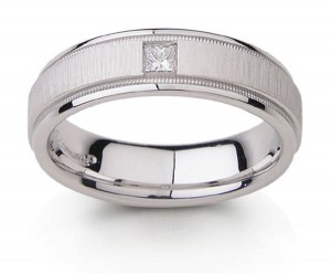 Platinum Princess Cut Diamond Ring